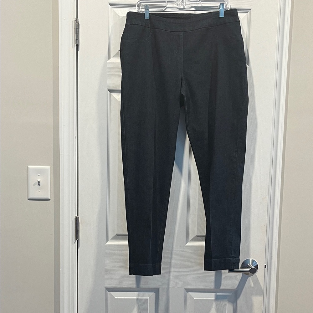 Coldwater Creek Dark Blue Pull onStraight Leg Pants Size 14P